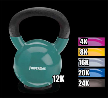 24K (52.8 lb.) PowerMax Vinyl Coated Kettlebell