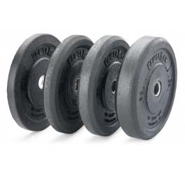 10 lb. Solid Rubber Bumper Plates - 1 Pair