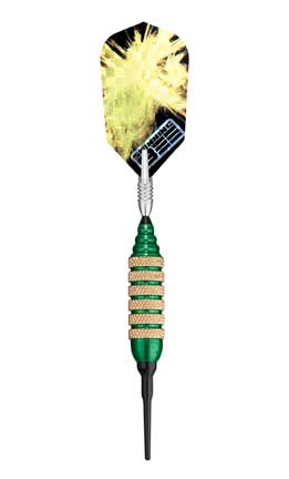 Spinning Bee Green Soft Tip Darts 16 Grams (Set of 3 Darts)