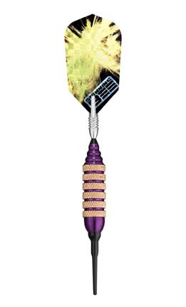 Spinning Bee Purple Soft Tip Darts 16 Grams (Set of 3 Darts)