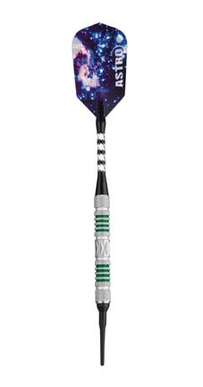 Astro Tungsten Soft Tip Darts Design #1 18 Grams (Set of 3 Darts)