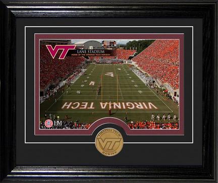 Virginia Tech Hokies Lane Stadium Desktop Framed 10" x 12" Photograph and Medallion Set from The Highland Mint
