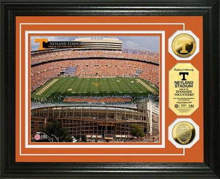 Tennessee Volunteers Neyland Stadium Framed 8" x 10" Photograph and Medallion Set from The Highland Mint
