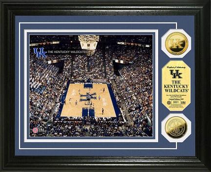 Kentucky Wildcats Rupp Arena Framed 8" x 10" Photograph and Medallion Set from The Highland Mint