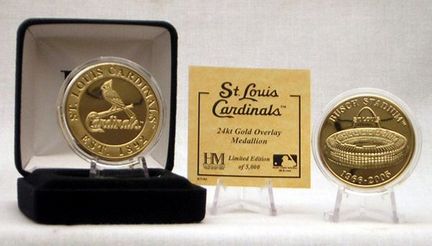 Busch Stadium Gold Coin from The Highland Mint