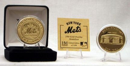 Shea Stadium Gold Coin from The Highland Mint