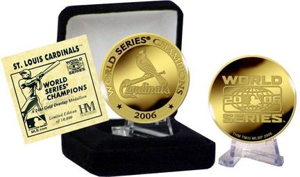 St. Louis Cardinals 2006 World Series Champions 24KT Gold Coin from The Highland Mint
