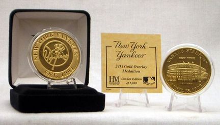 Yankee Stadium Gold Coin from The Highland Mint