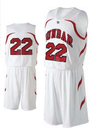 Men's "Dunbar" Basketball Jersey / Tank Top (2X-Large) from Holloway Sportswear