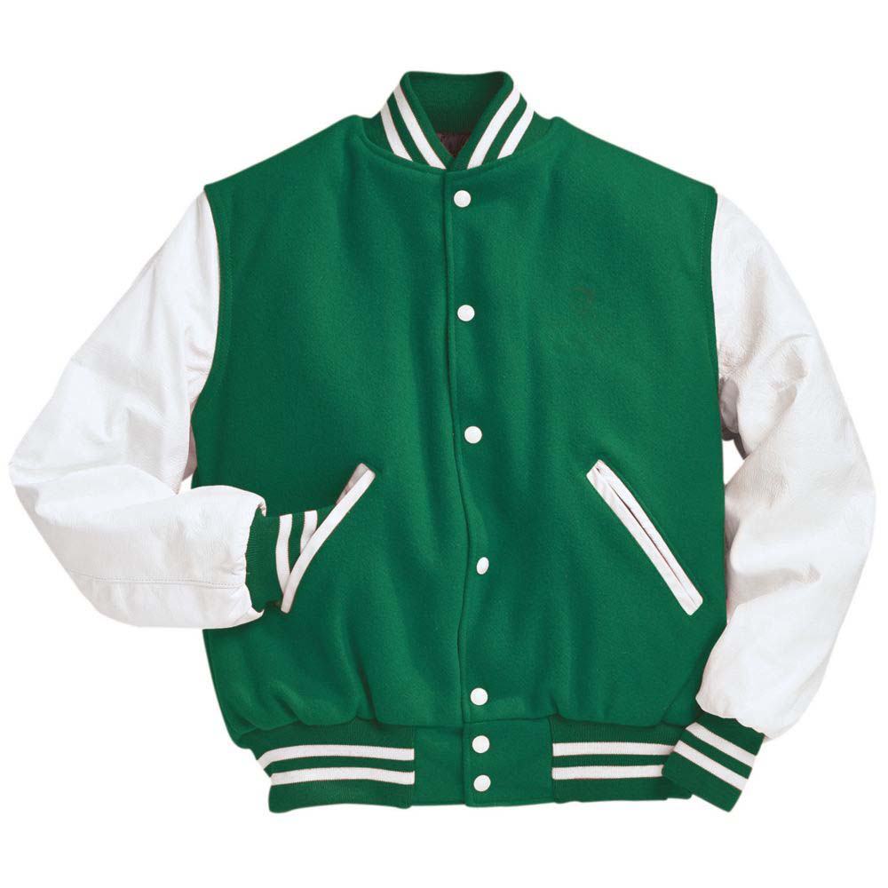 Varsity Wool with Leather Sleeves Jacket From Holloway Sportswear