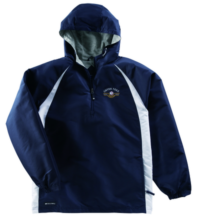 Hurricane Micro-Cord&trade; Polyester Pullover Jacket with Heather Jersey Lining (2X-Large) from Holloway Sportswear