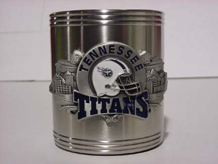 Tennessee Titans NFL Pewter Can Cooler