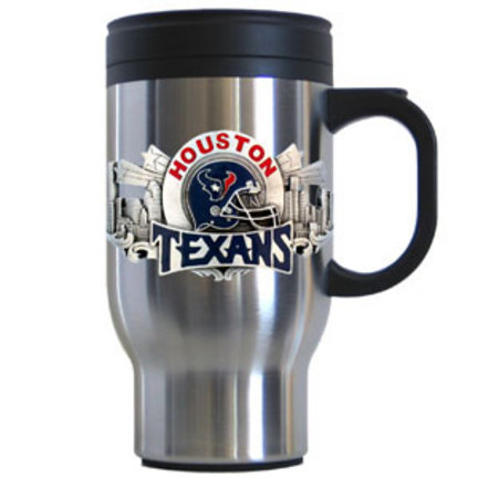 Houston Texans NFL Pewter Stainless Steel Travel Mug