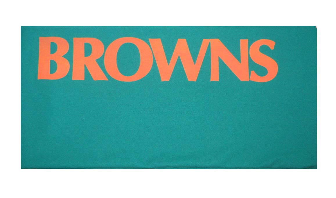 8' Cleveland Browns Bed & Rail Cloth
