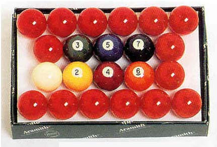 2 1/8" Belgian Aramith Snooker Ball Set (22 Ball Set) from Imperial International