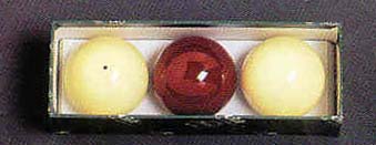 2 3/8" Belgian Aramith Carom Billiard Ball Set (3 Ball Set) from Imperial International