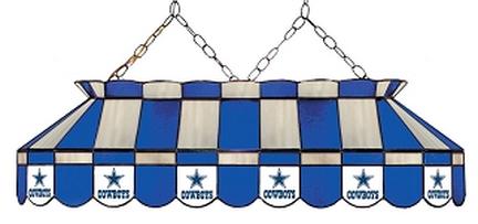 Dallas Cowboys NFL Licensed 40" Rectangular Stained Glass Lamp from Imperial International