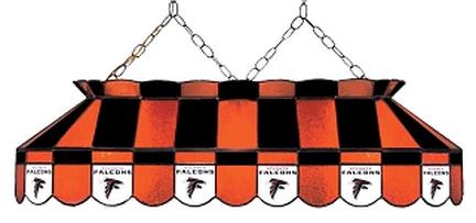Atlanta Falcons NFL Licensed 40" Rectangular Stained Glass Lamp from Imperial International