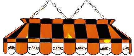 San Francisco Giants MLB Licensed 40" Rectangular Stained Glass Lamp from Imperial International