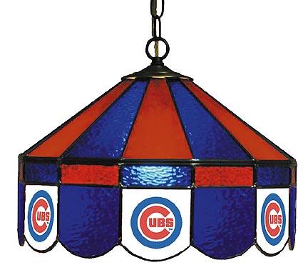 Chicago Cubs MLB Licensed 16" Diameter Stained Glass Lamp from Imperial International