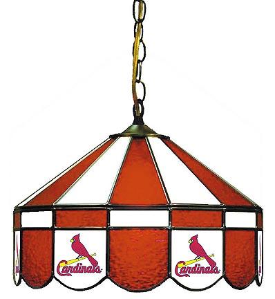 St. Louis Cardinals MLB Licensed 16" Diameter Stained Glass Lamp from Imperial International