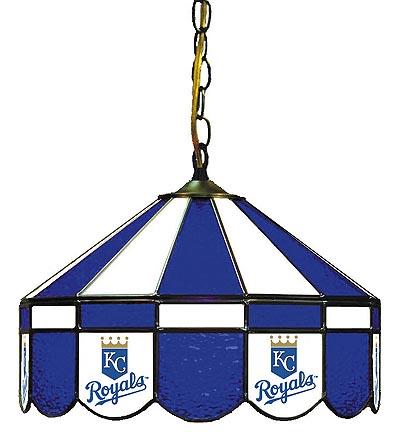 Kansas City Royals MLB Licensed 16" Diameter Stained Glass Lamp from Imperial International