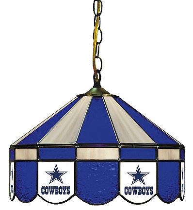 Dallas Cowboys NFL Licensed 16" Diameter Stained Glass Lamp from Imperial International