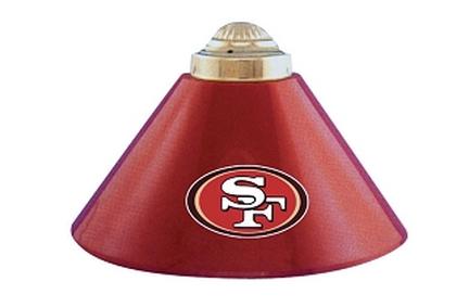 San Francisco 49ers NFL Licensed Acrylic 3 Shade Team Logo Lamp from Imperial International