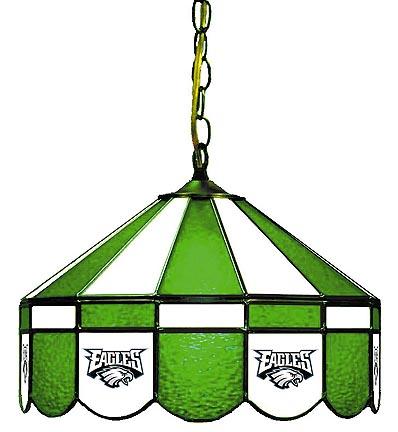 Philadelphia Eagles NFL Licensed 16" Diameter Stained Glass Lamp from Imperial International