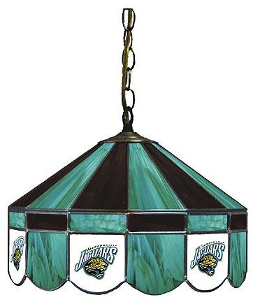 Jacksonville Jaguars NFL Licensed 16" Diameter Stained Glass Lamp from Imperial International
