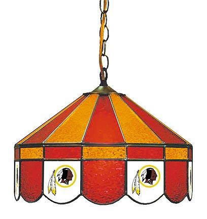 Washington Redskins NFL Licensed 16" Diameter Stained Glass Lamp from Imperial International