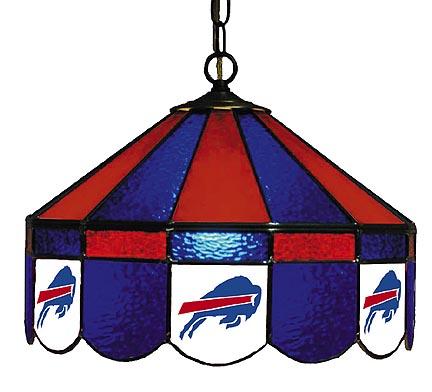 Buffalo Bills NFL Licensed 16" Diameter Stained Glass Lamp from Imperial International