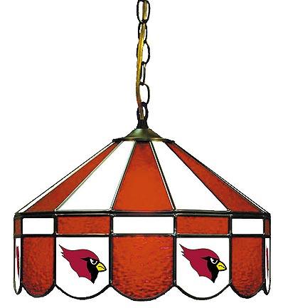 Arizona Cardinals NFL Licensed 16" Diameter Stained Glass Lamp from Imperial International