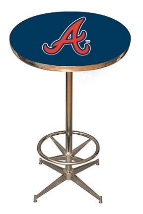 Atlanta Braves MLB Licensed Pub Table from Imperial International
