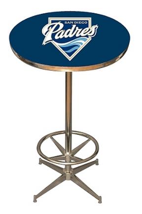 San Diego Padres MLB Licensed Pub Table from Imperial International