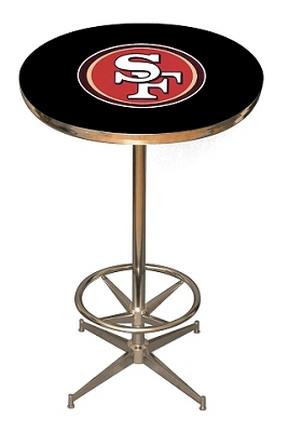 San Francisco 49ers NFL Licensed Pub Table from Imperial International