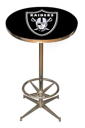 Oakland Raiders NFL Licensed Pub Table from Imperial International