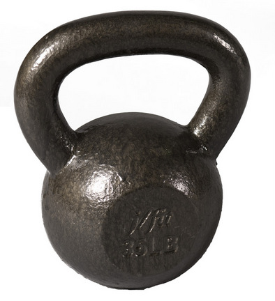 J Fit Cast Iron Kettlebell - 30 lbs