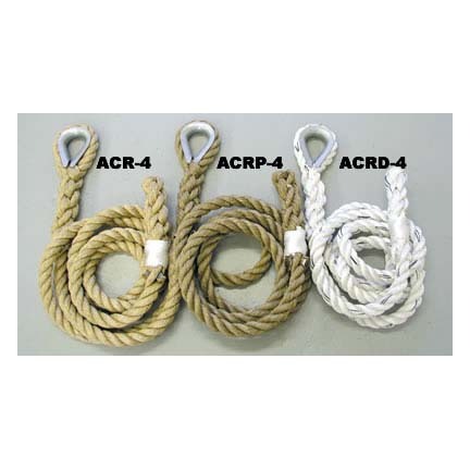 1 1/2" x 18' Polypro / Rope Eye Indoor Adventure / Traverse Climbing Rope