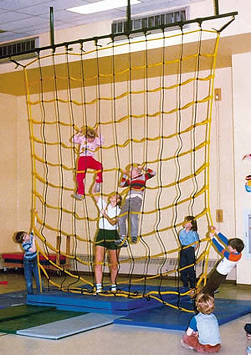 10' W x 10' H Indoor Climbing Net