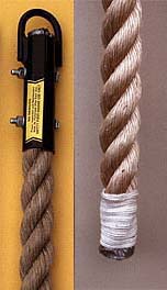 Unmanila Climbing Rope with Whipped End - 18 Feet Long