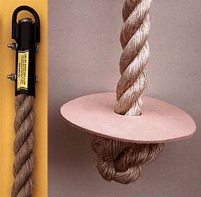 Unmanila Climbing Rope with Turk Knot End - 18 Feet Long