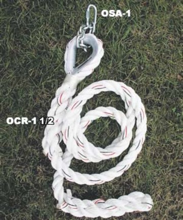 8' 1 1/2" Diameter Outdoor Climbing Rope (Polyplus)