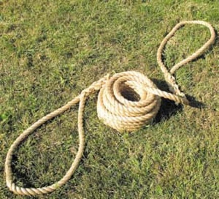 50' 1" Diameter Manila Traditional Tug of War Rope