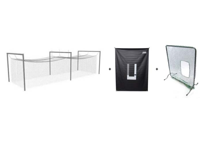 UPC 670768100061 product image for JUGS Softball Backyard Net Package with Softball Screen | upcitemdb.com