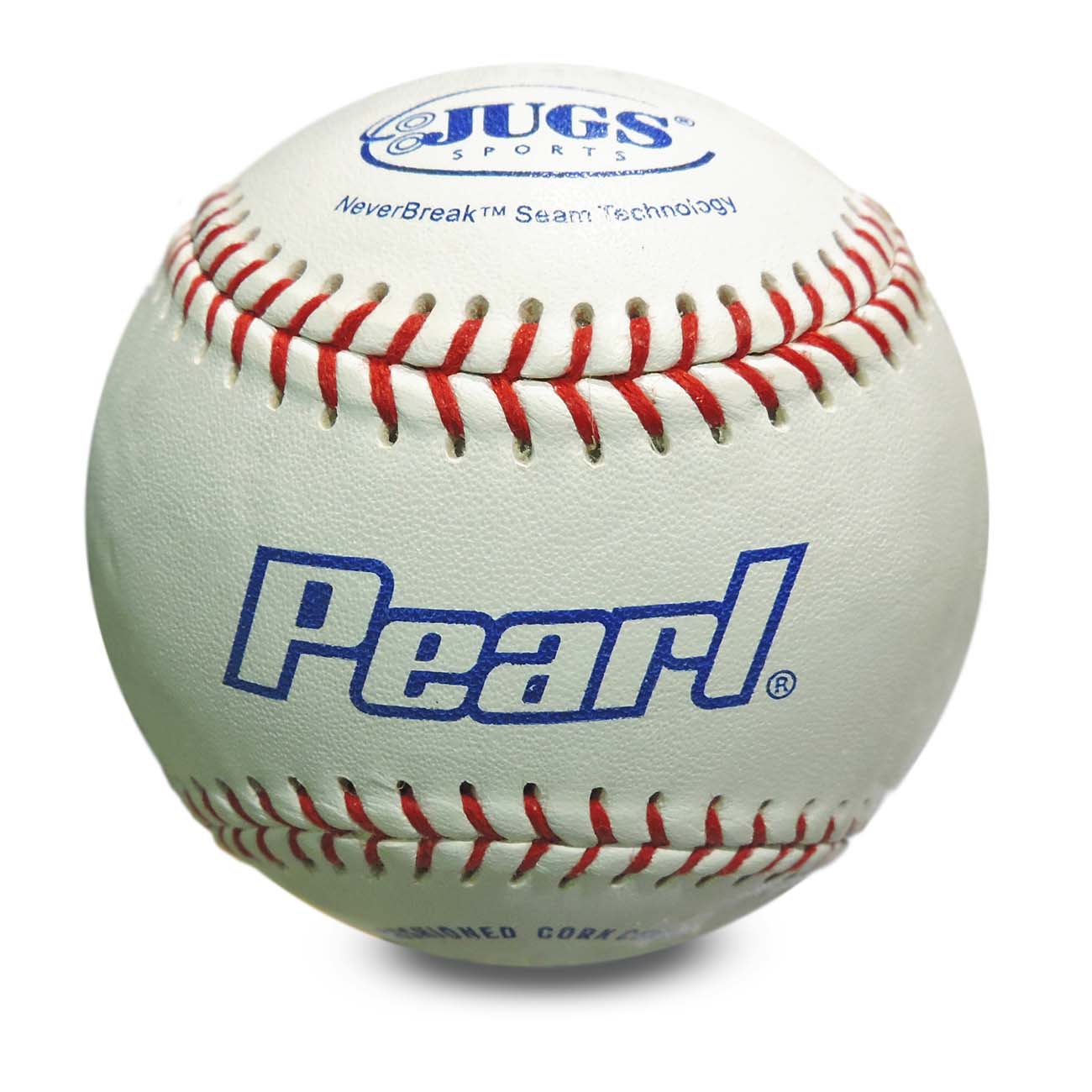 JUGS Pearls&reg; - Leather Baseballs Designed for Pitching Machines  (1 Dozen Baseballs)