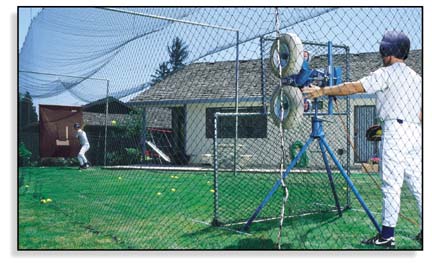 JUGS&reg; Batting Cage Frame For Use with #8 Backyard Softball Net&trade; (119 lb. or 191 lb. Breaking-Strength 