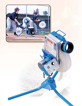 Super Softball&trade; Pitching Machine with Cart