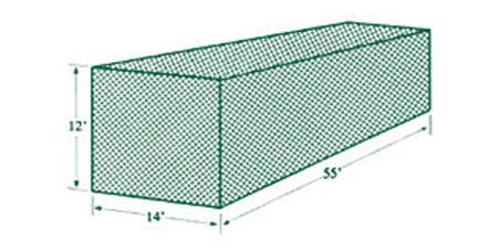 JUGS&reg; #2 Softball Batting Cage Net (191 lb. Breaking-Strength Nylon Twine)