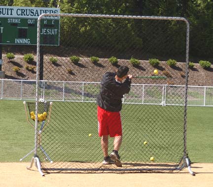 Replacement Netting for the Square Fungo Fixed-Frame Screen from The Jugs Company